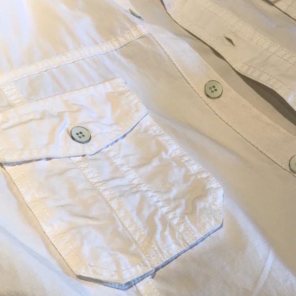 Converse cotton men’s button up white shirt - Picture 5 of 7